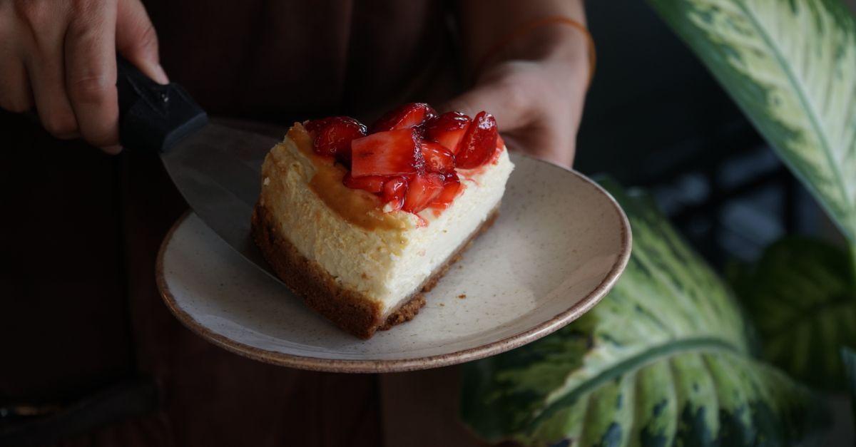 Cheesecake slice