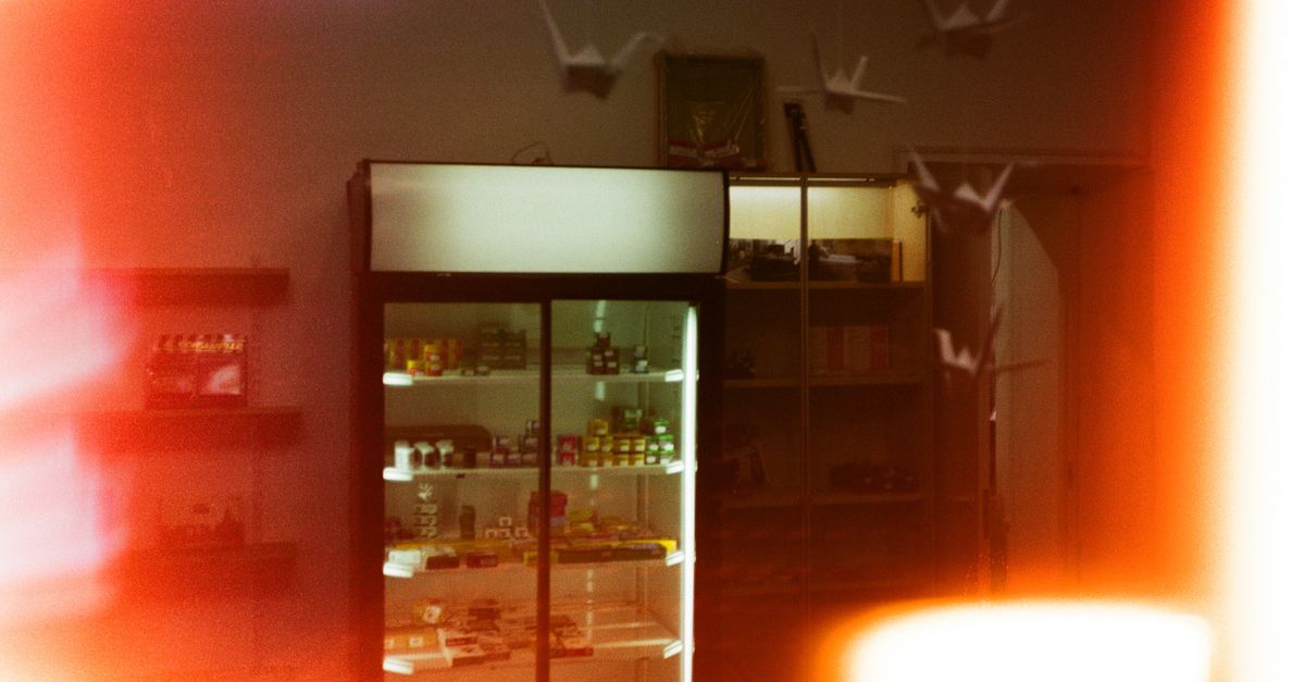 Organized commercial kitchen cold storage