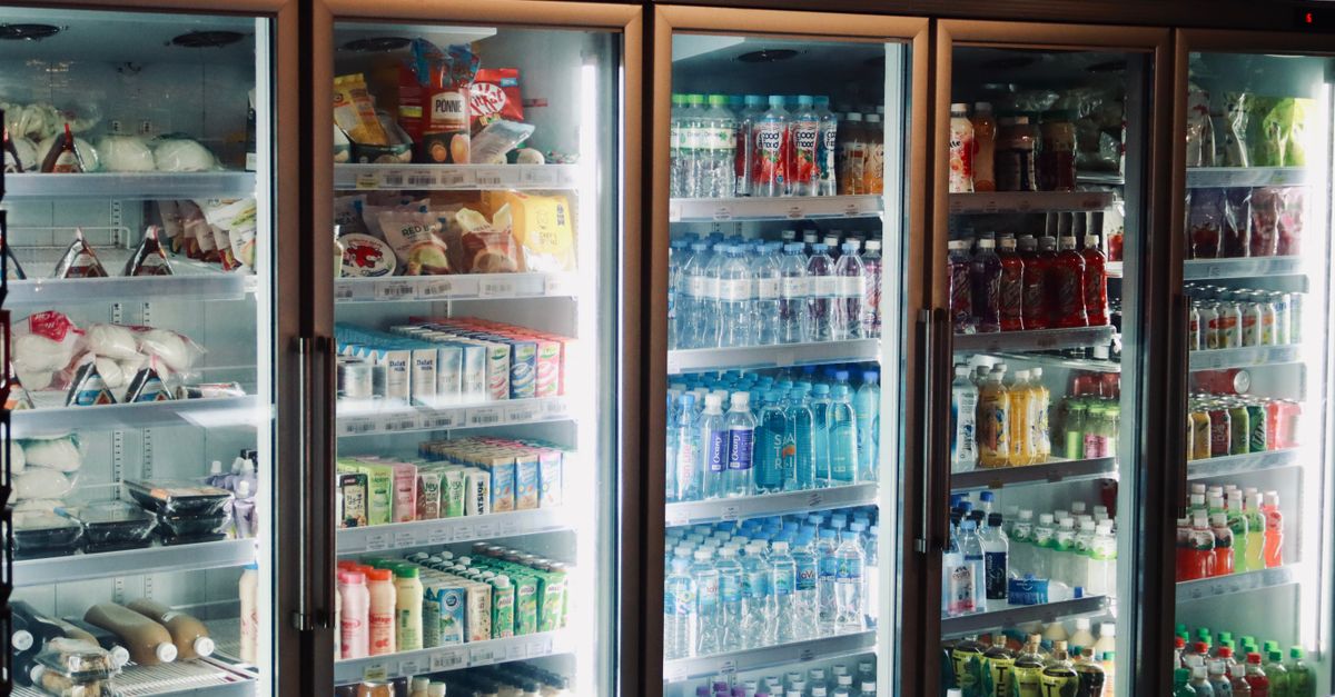 Dairy stored in refrigeration